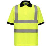 Yoko Unisex Adult Hi-Vis Short-Sleeved Polo Shirt RW9408