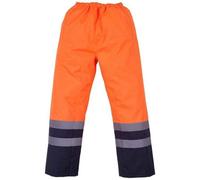 Yoko Unisex Adult Hi-Vis Waterproof Over Trousers
