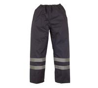 Yoko Unisex Adult Waterproof High-Vis Over Trousers Navy (Xl)