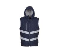 Yoko Unisex Adults Hi Vis Kensington Hooded Gilet
