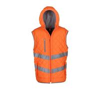 Yoko Unisex Adults Hi Vis Kensington Hooded Gilet