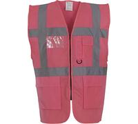 Yoko Unisex Hi Vis Safety Vest - Pink - Medium