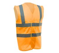 Yoko Unisex Premium Hi-Vis Waistcoat Vest / Jacket (S) (Hi Vis Orange)