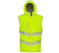 Yoko Womens/ladies Kensington Hi-Vis Hooded Gilet