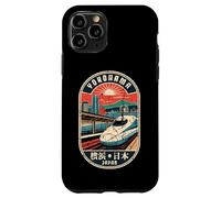 Yokohama Japan Retro Shinkansen City Skyline Kanji Souvenir Case for iPhone 11 Pro