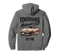 Yokohama Midnight JDM Drift Car Japanese Street Racing Pullover Hoodie