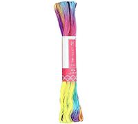 Yokota Daruma Pearl String Yarn Rice Small Fish Rainbow 40 M Col. 101 Colorful 01 - 2190 (japan import)