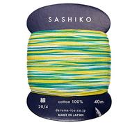 Yokota Daruma Sashiko Thread Single and Variegated Color (Shaved ice, Thin 40M Card)
