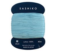 Yokota Daruma Sashiko Thread Single and Variegated Color (Water Blue, Thin 40M Card)