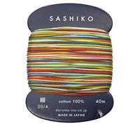 Yokota Sashiko Thread Thinner Weight 40m Colour 501 - Paper Baloon- Japanese Embroidery