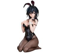 Yokoyama Ishimi Figure 17CM; Anime Black Bunny Girl Figure Statue | Anime Original Painting Figure, kneeling Style Manga Character Model, Desktop Decoration Gift For Fans