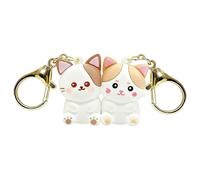 YOKUSHI 2 Pcs Cat Cute Keychains, Magnetic Matching Couples Stuff Key Chains for Women Backpacks Boyfriend Girlfriend Valentine's Day Gifts