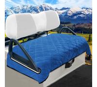 YOKYHOM Golf Cart Seat Covers, Golf Cart Seat Towel Blanket, Short Plush Surface, Soft and Comfortable, Suits EZGO, Yamaha, Club Car and Other 2-Seat Golf Carts, 51"x 30.5", Deep Blue