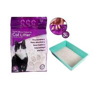 YoL 3L white clumping cat litter lavender scented 100% natural hygienic low dust pet supplies