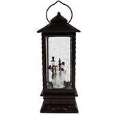 YoL Christmas LED Water Lantern Snowmen Trio Glitter Snow Globe Xmas Decoration