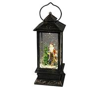YoL Santa christmas lantern water filled glitter snow globe LED decoration