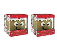 YoL Set of 2 christmas pudding pass the parcel novelty fun xmas crackers game family