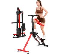 YOLEO 3-Level Adjustable Resistance Stair Stepper Exercise Machine, Folding Cardio Stairmaster with 3 Workout Modes&Oversized Pedal,90% Pre-Assembled Stair Climber with Handlebar for Full Body Workout