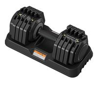 YOLEO Adjustable Dumbbells Pair 24.5KG/55LB,Space-Saving Dumbbell Weights Set for Home Gym Exercise Equipment,Anti-Slip Handle with Safety Locking Mechanism for Men and Women