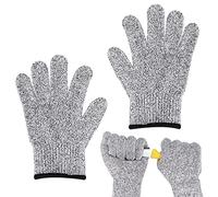 Yolev Cut Resistant Safety Work Gloves for Kids - Level 5 Protection for Carving and Cutting - Protective Hands - XXS (Child)