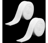 Yolev Tubular Bandage Elastic Tube Bandage White 2M Net Wound Dressing Stretch Dressing Retainer Mesh Net Bandage Wrap for Arm Leg or Foot Without The Use of Adhesive Tape