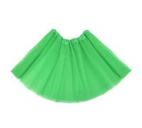 Yolev Women's Adult Teen Tutu Skirts Elastic 3-Layered Tulle Tutu Skirt Ballet Dance Running Skirt for Fancy Dress-up Parties (Grass Green)