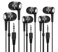 Yoley Bulk Earbuds Headphones Wholesale Earphones 50 Pack,Disposable Ear Buds Headsets for Kids School Classroom Students (Black)