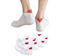 Yolhloy Ankle Socks Womens Cotton Multipack 4-7 Fruit Printed Cute Socks Casual Sports Funny Novelty Odd Trainer Socks for Women Girls 5 Pairs
