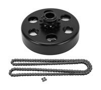YolieraArt 0.62 Inch Bore 11 Tooth Go Kart Clutch, High Torque Centrifugal Clutch with 35 Chain for Mini Bikes and Go Karts, 2 6.5H P Engines