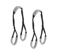 YolieraArt 2Pcs Dog Back Legs Support Harness, Soft Coral Velvet Nylon Webbing Adjustable Strap Rear Legs Lifting Sling Aid for Senior Dogs Disabled Injured Pets Easy to Wear Hind Leg Support Tool