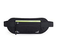 YolieraArt A c t i v e R u n Hydration Waist Pack, Water Bottle Fanny Pack with Reflective Belt for Running and Hiking, Lightweight Nylon Phone Pouch for Men and Women,