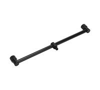 YolieraArt A n g l e r P r o Fishing Rod Pod Crossbar Bracket, 25cm 2-Head Aluminum Alloy Stand Holder with Black Coating, Universal Thread for Bite Alarms and Rod Stands (2 Heads, 12.2 inches)