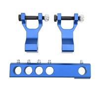 YolieraArt ATV Lowering Kit, Front Rear Adjustable Lowering Block with Lowering Rod, CNC Aluminum Alloy for Y a m a h a B a n s h e e 350 Y F Z 350 1987-2008, (Blue)