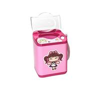 YolieraArt Automatic Makeup Brush Cleaner, Mini Electronic Washing Machine Device for Beauty Blender Sponges and Cosmetic Brushes, Portable Plastic Cleaning Tool with Drain Hose (As Shown)