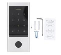 YolieraArt Bluetooth Metal Access Control Lock, Outdoor Use with Fingerprint Card Swiping Function, Supports Password Smartphone Unlocking