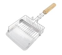 YolieraArt Cat Litter Scoop, Metal Material, Large Size, Fine Holes, Long Handle, Push Pull 2 in 1,Garbage Box Shovel, for Cleaning Tofu Mineral Litter, Efficient Cat Trash Tool