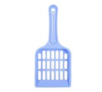 YolieraArt Cat Litter Scoop, Small Hollow Grid Mesh Shovel with Comfort Grip, PP Plastic Sifter Scooper for Kitty Litter Box Cleaning (Blue)