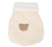 YolieraArt Cat Sleeping Bag, Enclosed Warm with Artificial Plush Pocket, Polyester Fiber, Foldable, for Cats Small Dogs, Indoor Travel, Cozy Pet Bed (M)