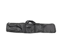 YolieraArt Chinese Erhu Storage Bag, 90cm Length, Canvas Material with Leather Trim, Rain Proof, Soft Comfortable Hand Feel, Black Practical for Erhu Banhu Quhu