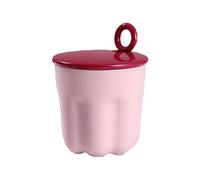 YolieraArt Cleanser Bubble Maker Cup, Manual Foam Maker for Facial Cleanser and Shower Gel, Portable PP and ABS Foaming Cup with Fine Lather, S A K U R A Pink Design