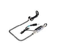 YolieraArt COONOR Iron Fishing Bite Alarm Swinger - LED Illuminated Indicator, Adjustable Clip, 2.5mm Plug for All Alarms, 4 Light Colors, Ideal for Fishing Enthusiasts (:Green)