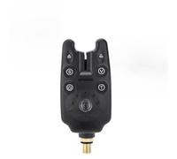 YolieraArt COONOR JY-1 Fishing Bite Alarm, 2 LED Audio Visual Sound Alert, Adjustable Tone Volume Sensitivity, 2.5mm Jack Socket for Swinger, 3 and 8 Brass Bolt for Buzz Bar, (:Black)