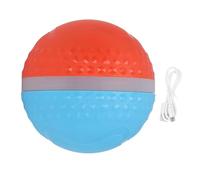 YolieraArt Dog Ball Toy, Active Rolling Interactive Electric Toy, Automatic Bouncy Ball for Dogs, TPU Shell Withstands Chewing, Rechargeable Battery, Boredom Relief, (Sky Orange)