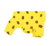 YolieraArt Dog Clothes Four Legged Pup Jumpsuit, Soft Elastic Cotton Pet Apparel for French Bulldog Corgi, Fashionable Puppy Clothing with Full Coverage, Easy to Wash Dog Outfit, (Yellow)