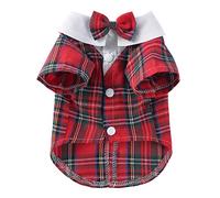 YolieraArt Dog Tuxedo, Formal Pet Suit with Bow Tie, Retro Style for Small Medium Dogs Cats, Suitable for Wedding Party Halloween Christmas Birthday Cosplay