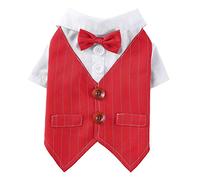 YolieraArt Dog Tuxedo, Formal Pet Suit with Bow Tie, Retro Style for Small Medium Dogs Cats, Suitable for Wedding Party Halloween Christmas Birthday Cosplay