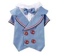 YolieraArt Dog Tuxedo, Formal Pet Suit with Bow Tie, Retro Style for Small Medium Dogs Cats, Suitable for Wedding Party Halloween Christmas Birthday Cosplay