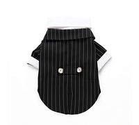 YolieraArt Dogs Tuxedo, Formal Pet Attire with Classic Bow Tie, Retro Style Made from Soft Polyester for Small Medium Dogs Cats Wedding Halloween Christmas Partie