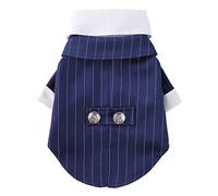 YolieraArt Dogs Tuxedo, Formal Pet Attire with Classic Bow Tie, Retro Style Made from Soft Polyester for Small Medium Dogs Cats Wedding Halloween Christmas Partie