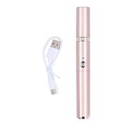 YolieraArt Electric Heated Eyelash Curler, 2 in 1 USB Rechargeable Eyelash Styler & Eyebrow Trimmer, Portable Travel Friendly Makeup Tool with Adjustable Temperature (Champagne Gold)